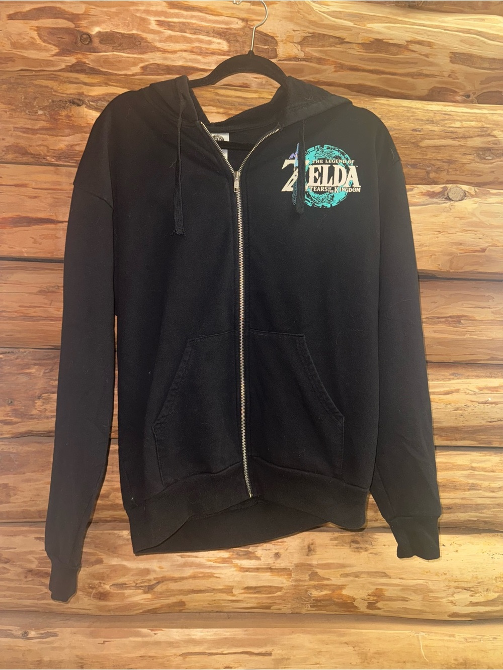 The Legend of Zelda Black Zip-Front Hoodie Jacket